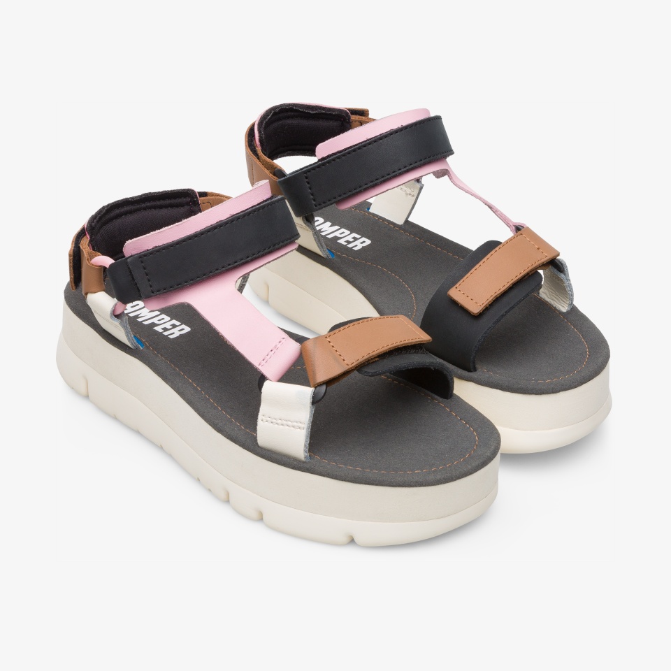 Camper Oruga Multicolor - Camper Women's Wedges ||5978-BQMGT||